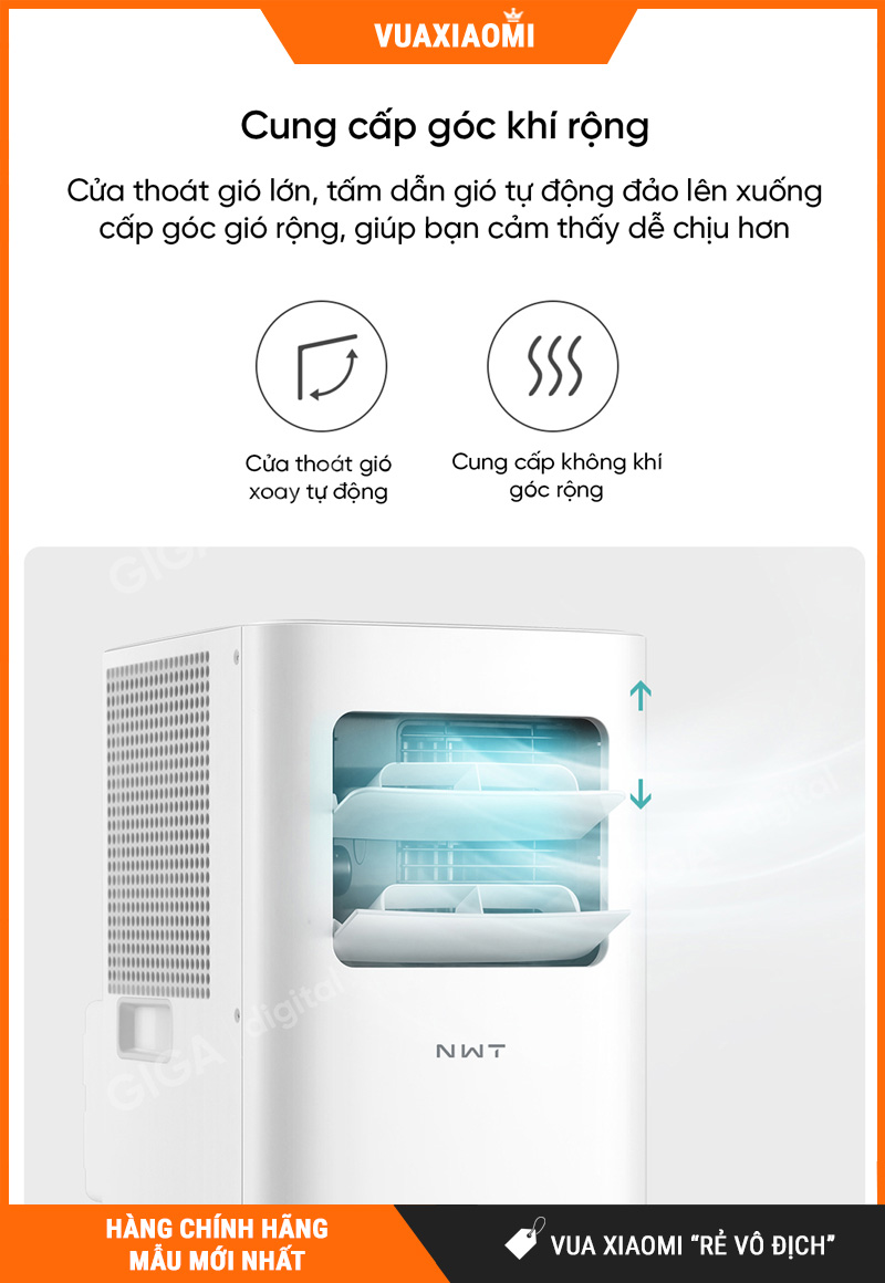 Quạt Điều Hòa Di Động New Widetech KY-26EAW2