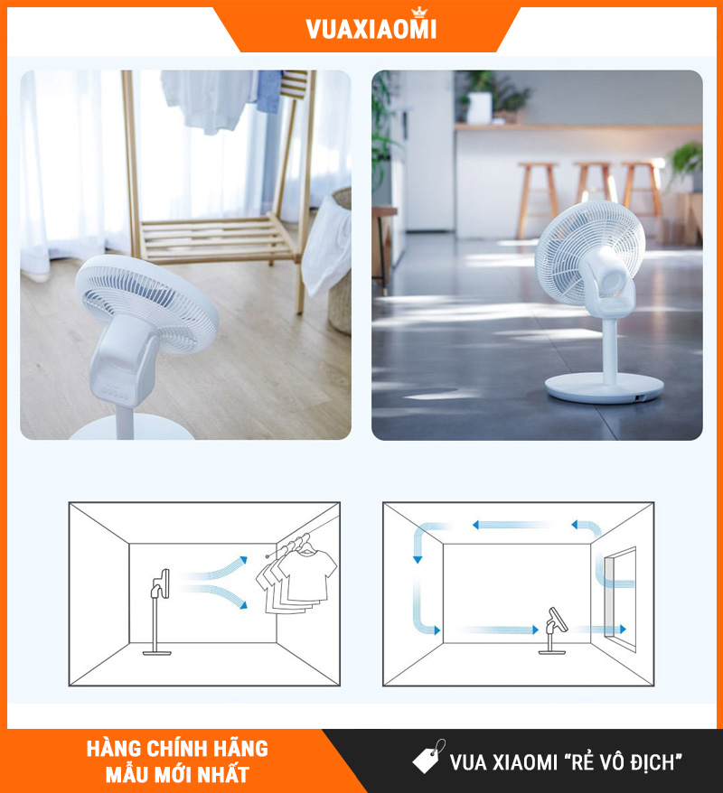 Quạt Tích Điện Đối Lưu Xiaomi Lifeite Pro – Bản Quốc Tế